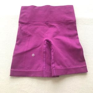Pink Lululemon Compression Shorts